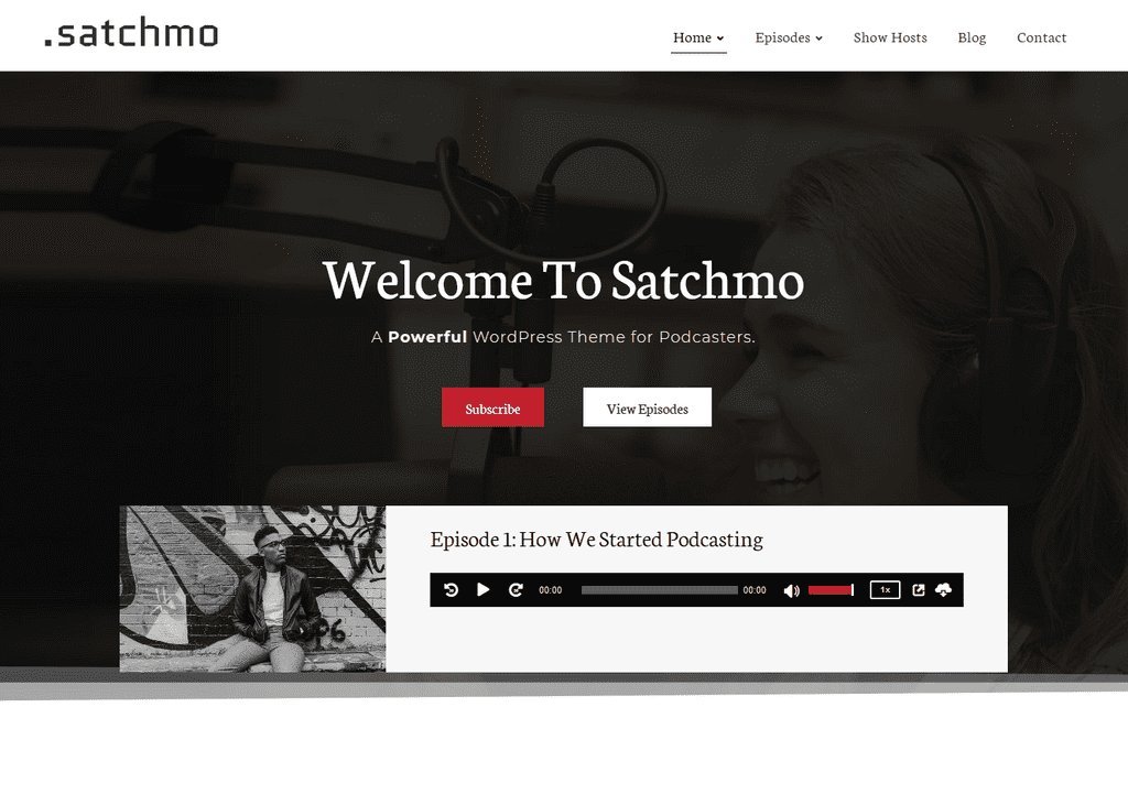 Satchmo Wordpress Theme
